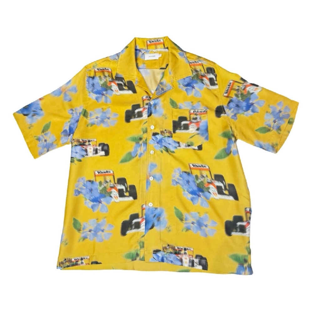 RHUDE SILK BUTTON UP SHIRT